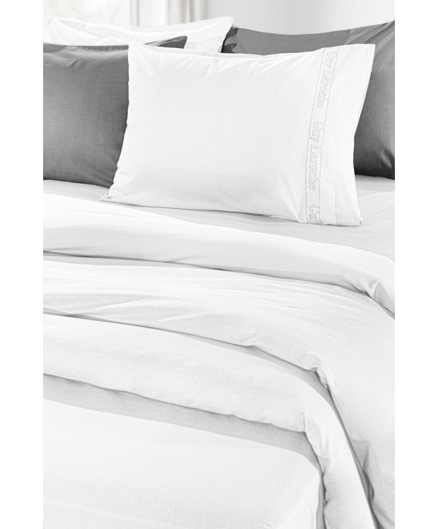 Παπλωματοθήκη Color Plus White 165X225 Παπλωματοθήκες Μονές Μονόχρωμες