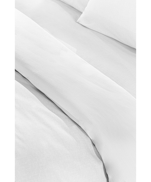 Παπλωματοθήκη Color Plus White 165X225 Παπλωματοθήκες Μονές Μονόχρωμες
