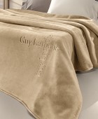 Κουβέρτα Logo Almond 220X240 Κουβέρτες Βελουτέ Υπέρδιπλες