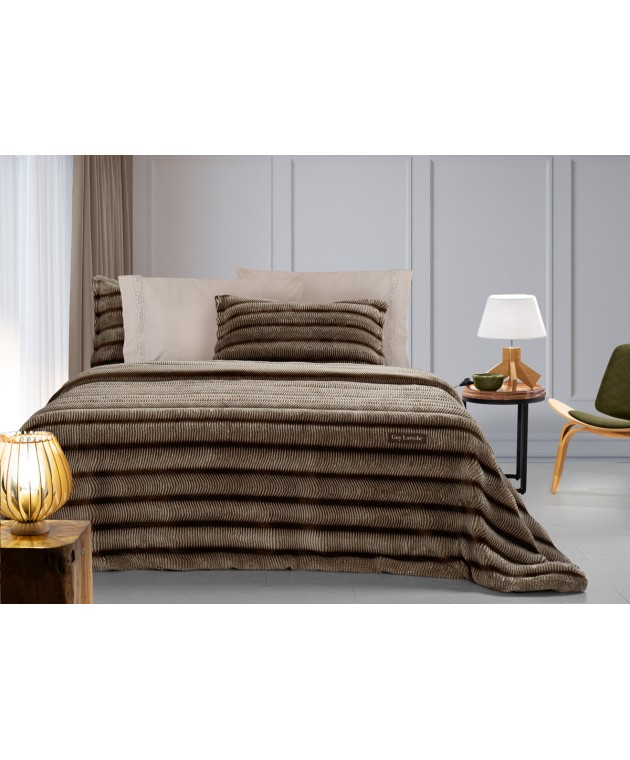 Κουβέρτα Galezze Beige 260X240 Κουβέρτες Βελουτέ King Size