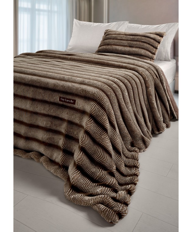 Κουβέρτα Galezze Beige 260X240 Κουβέρτες Βελουτέ King Size