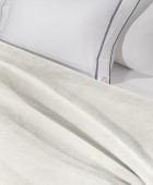 Κουβέρτα Logo Ivory 160X220 Κουβέρτες Βελουτέ Μονές
