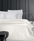 Κουβέρτα Logo Ivory 160X220 Κουβέρτες Βελουτέ Μονές