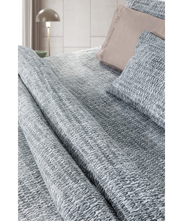 Σετ 3τμχ Παπλωματοθήκη Beaver Titanium Flannel 225Χ245 Παπλωματοθήκες Υπέρδιπλες Φανελένιες