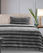 Κουβέρτα Galezze Black 260X240 Κουβέρτες Βελουτέ King Size