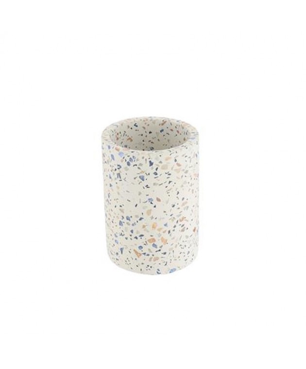 Ποτήρι Οδοντόβουρτσας Polyresin με Μωσαϊκό Σχέδιο MRShome