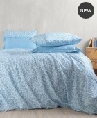 Σετ σεντόνια μονά με λάστιχο (105Χ205+25) Nala Blue, Rythmos Home Σεντόνια Μονά