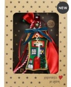 Γούρι Wish house-Πράσινο 30x19εκ. από μέταλλο LU23043B Χριστουγεννιάτικα  Δώρα