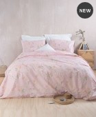 Σετ σεντόνια king size (260Χ280) Benetita Pink, Rythmos Home Σεντόνια King Size