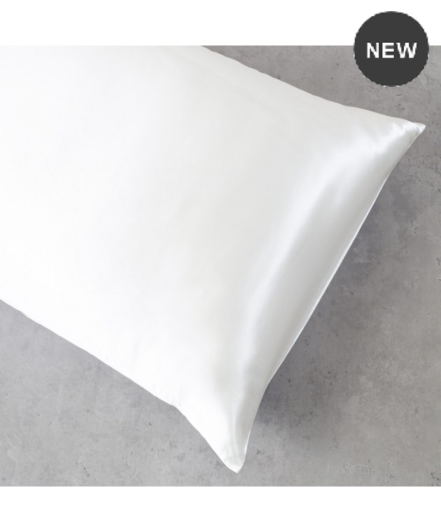  Μεταξωτή Μαξιλαροθήκη (50x70) Silk Sleep White, Rythmos Home Μαξιλαροθήκες Μονόχρωμες
