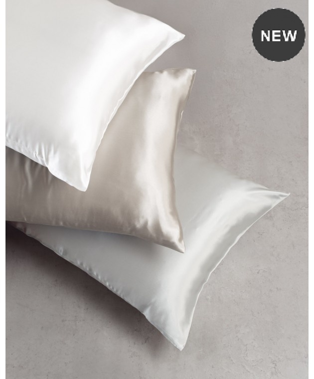  Μεταξωτή Μαξιλαροθήκη (50x70) Silk Sleep Grey, Rythmos Home Μαξιλαροθήκες Μονόχρωμες