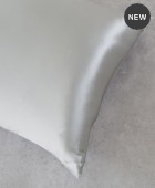  Μεταξωτή Μαξιλαροθήκη (50x70) Silk Sleep Grey, Rythmos Home Μαξιλαροθήκες Μονόχρωμες