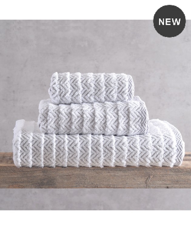 Πετσέτα Προσώπου (50X90) Thiva White, Rythmos Home Πετσέτες Mπάνιου