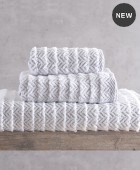 Πετσέτα Χεριών (30Χ50) Thiva White, Rythmos Home Πετσέτες Mπάνιου