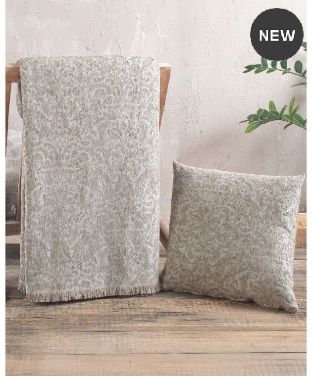 Ριχτάρι πολυθρόνας (160Χ180) Bianco Beige, Rythmos Home Πολυθρόνας