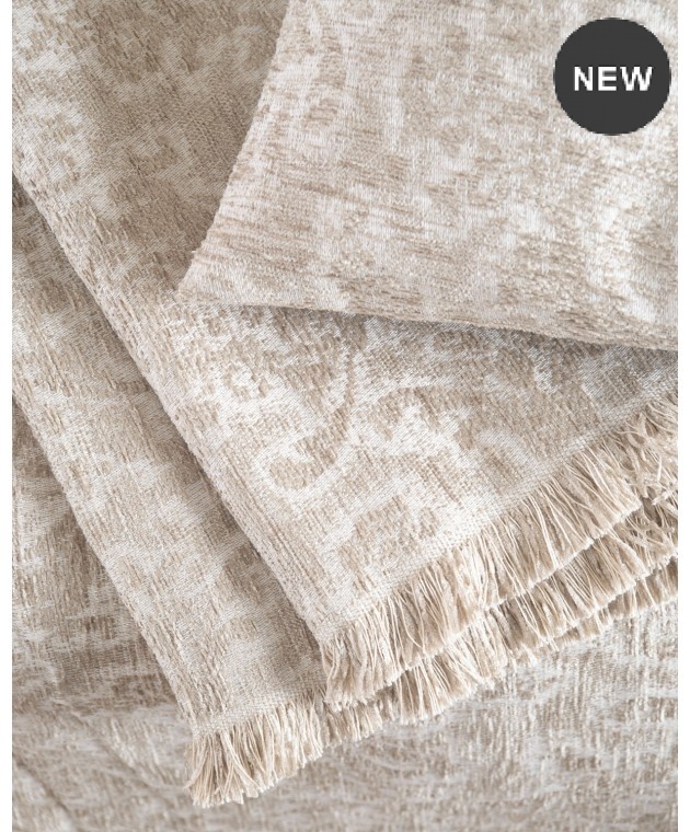 Ριχτάρι τετραθέσιου (180Χ330) Bianco Beige, Rythmos Home Τετραθέσιου