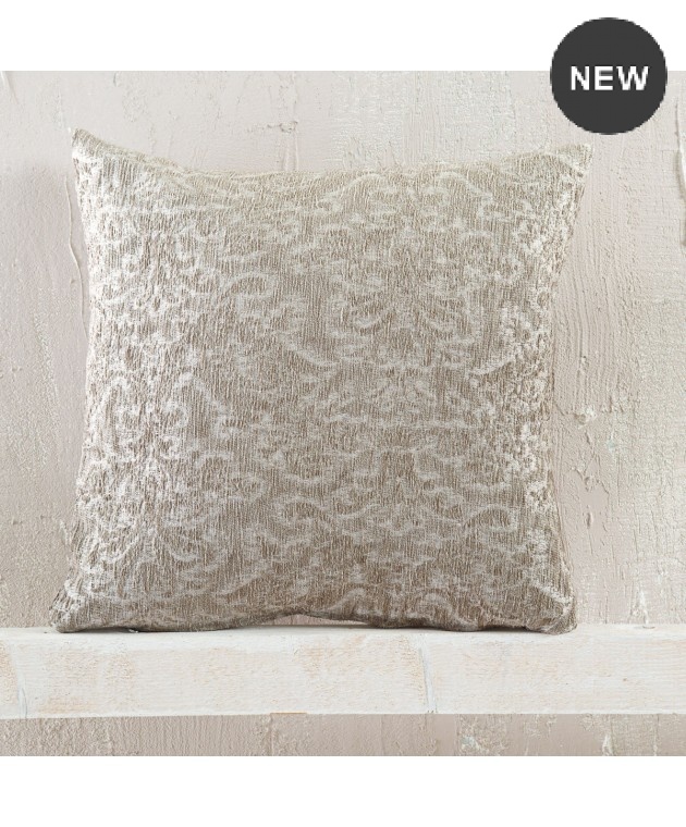 Διακοσμητική μαξιλαροθήκη (40Χ40) Bianco Beige, Rythmos Home Μαξιλαροθήκες