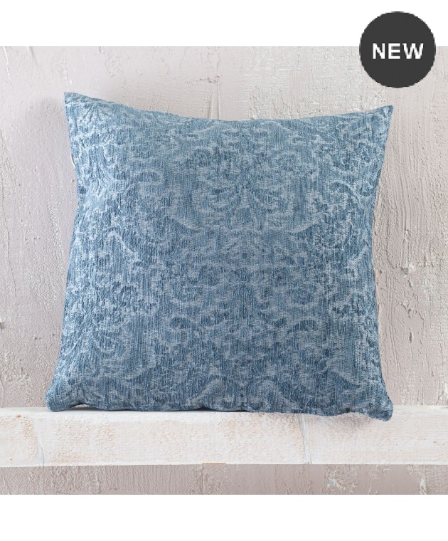 Διακοσμητική μαξιλαροθήκη (40Χ40) Bianco Blue, Rythmos Home Μαξιλαροθήκες