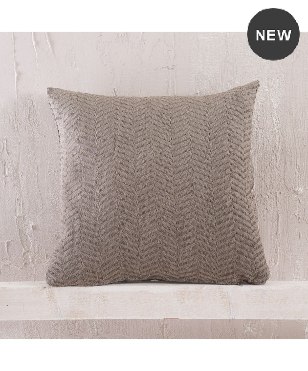 Διακοσμητική μαξιλαροθήκη (40Χ40) Yard Brown, Rythmos Home Μαξιλαροθήκες