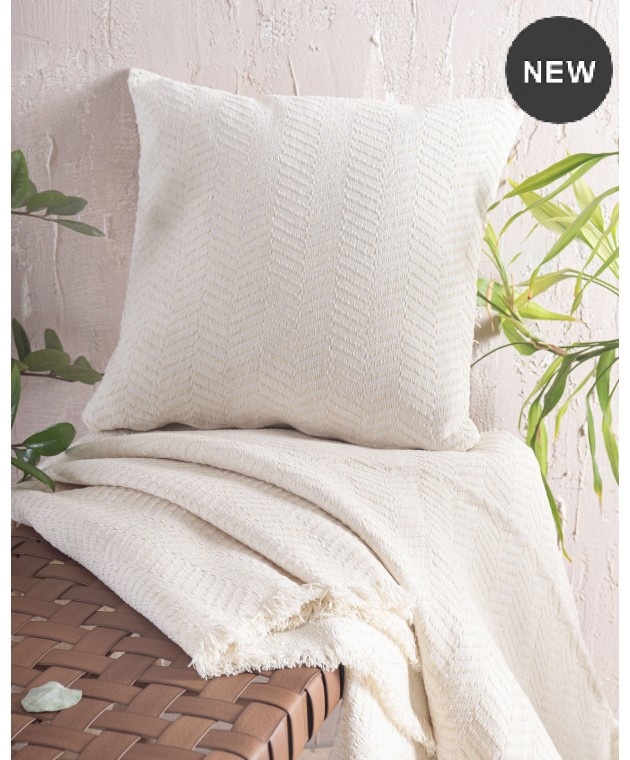 Ριχτάρι πολυθρόνας (160Χ180) Yard Ecru, Rythmos Home Πολυθρόνας