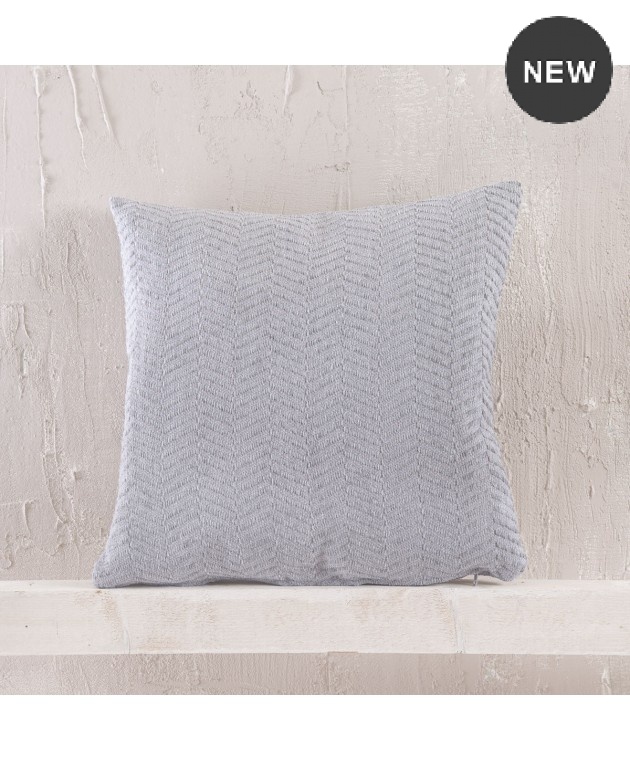Διακοσμητική μαξιλαροθήκη (40Χ40) Yard Grey, Rythmos Home Μαξιλαροθήκες