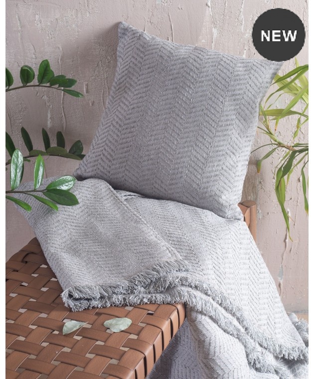 Ριχτάρι τριθέσιου (180Χ280) Yard Grey, Rythmos Home Τριθέσιου