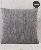 Διακοσμητική μαξιλαροθήκη (40Χ40) Corvet Grey, Rythmos Home Μαξιλαροθήκες