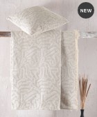 Διακοσμητική μαξιλαροθήκη (40Χ40) Melie Ecru, Rythmos Home Μαξιλαροθήκες