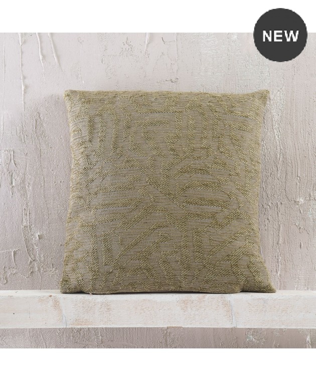 Διακοσμητική μαξιλαροθήκη (40Χ40) Melie Gold Olive, Rythmos Home Μαξιλαροθήκες