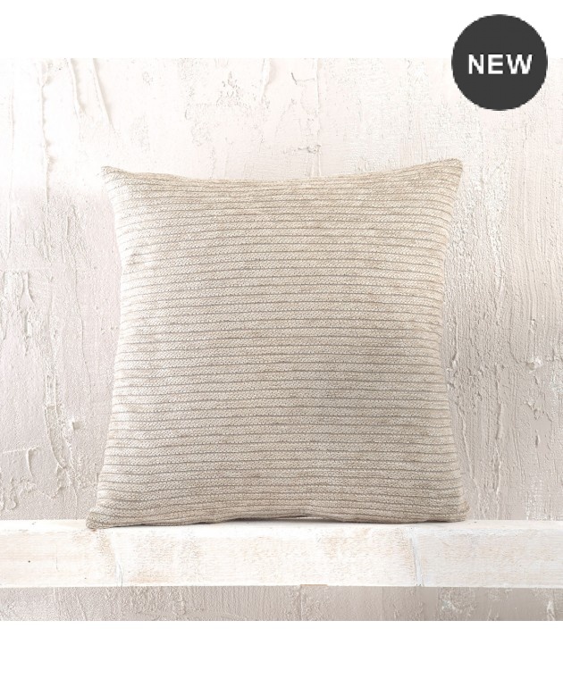 Διακοσμητική μαξιλαροθήκη (40Χ40) Hansel L.Beige, Rythmos Home Μαξιλαροθήκες
