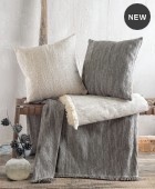 Διακοσμητική μαξιλαροθήκη (40Χ40) Apertius Grey-Brown, Rythmos Home Μαξιλαροθήκες