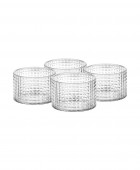 ESTIA ΚΡΙΚΟΙ ΠΕΤΣΕΤΑΣ ΓΥΑΛΙΝΟΙ 5x3cm ΣΕΤ 4ΤΕΜ. Gadgets Κουζίνας