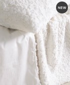  Γούνινη Κουβέρτα Καναπέ 140x170 Snug White, Rythmos Home Κουβέρτες Kαναπέ