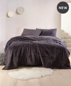 Σετ κουβέρτα γούνινη Υ/Δ 220Χ240 Bliss Grey, Rythmos Home ΝΕΕΣ ΑΦΙΞΕΙΣ