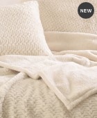 Σετ κουβέρτα γούνινη Υ/Δ 220Χ240 Bliss Beige, Rythmos Home Γούνινες Υπέρδιπλες