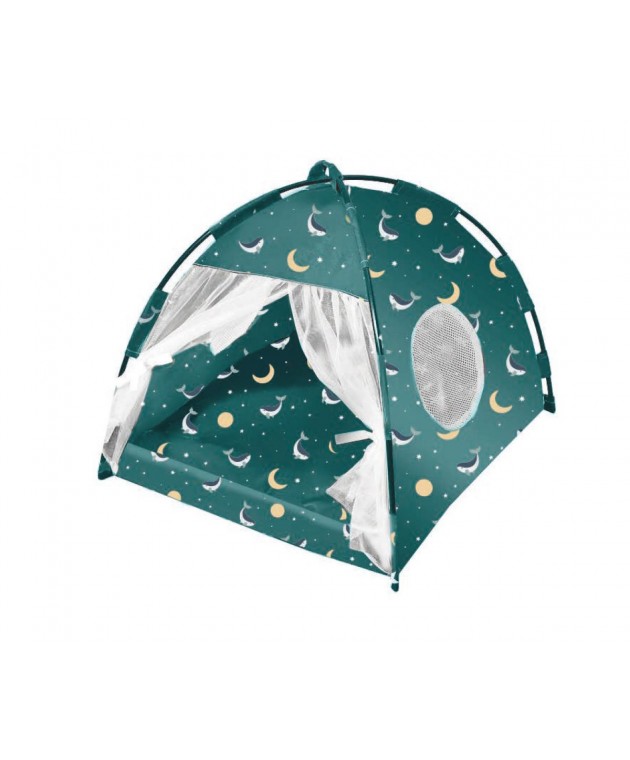 Σκηνή Παραλίας με Τούλι Teal Whale - Monnëka Σκηνές