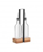 ESTIA ΜΠΟΥΚΑΛΙΑ ΓΙΑ ΛΑΔΙ /ΞΥΔΙ ALLURE 2x280ml ΜΕ ΞΥΛΙΝΗ ΒΑΣΗ Αλατοπίπερα - Λαδόξυδα