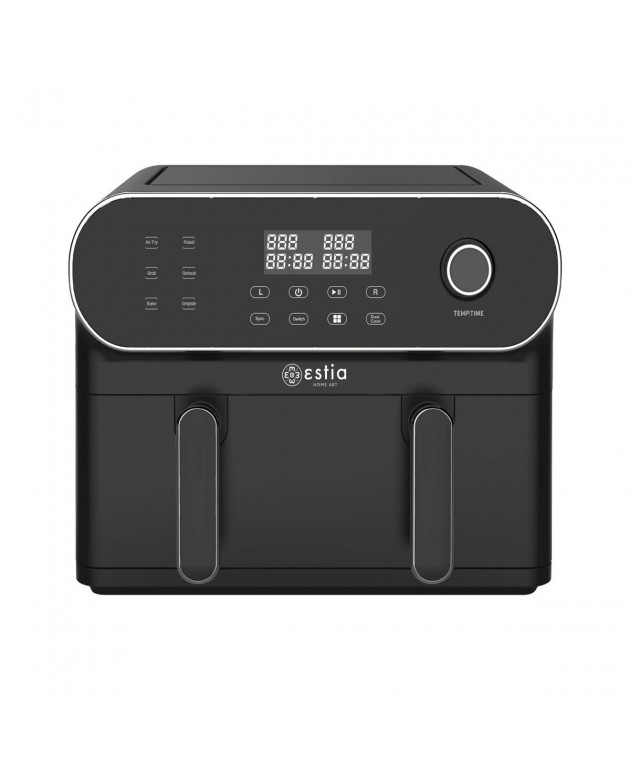 ESTIA ΦΡΙΤΕΖΑ ΑΕΡΟΣ DUO FRY 1700W 11L ΜΕ ΠΡΟΕΤΟΙΜΑΣΙΑ 2 ΔΙΑΦΟΡΕΤΙΚΩΝ ΓΕΥΜΑΤΩΝ Φουρνάκια-Φριτέζες Αέρος