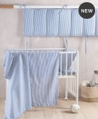 Πάντα Κούνιας (43Χ200) Symbol Motiv Blue, Rythmos Home Βρεφικές Πάντες Κούνιας