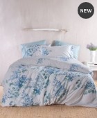 Σετ Πάπλωμα Μονό (160Χ240) Symbol Eve Blue, Rythmos Home Παπλώματα Μονά