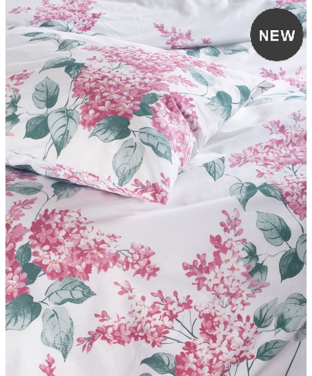 Σετ Παπλωματοθήκη Yπέρδιπλη (225Χ250) Symbol Eve Pink, Rythmos Home Παπλωματοθήκες Υπέρδιπλες