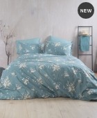 Σετ Πάπλωμα Μονό (160Χ240) Diva Linie Blue, Rythmos Home Παπλώματα Μονά