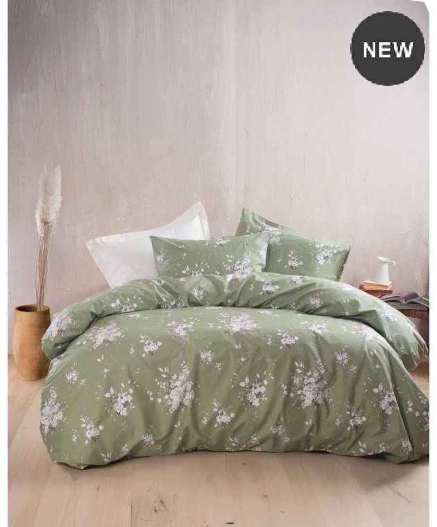 Σετ Πάπλωμα Yπέρδιπλο (220Χ240) Diva Linie Green, Rythmos Home Παπλώματα Υπέρδιπλα