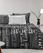Πάπλωμα Instyle Charcoal Suede 220x240 Παπλώματα Υπέρδιπλα