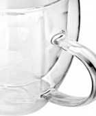 ESTIA ΚΟΥΠΑ ΓΥΑΛΙΝΗ ΜΕ ΔΙΠΛΟ ΤΟΙΧΩΜΑ 250ml Κούπες