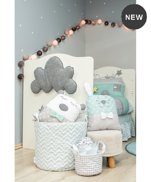 Διακοσμητικό μαξιλάρι SUGAR FAMILY GREY Δ023, BABY STAR
