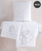 Σετ Σεντόνια Κούνιας (100Χ160) Hug Me Ciel, Rythmos Home Βρεφικά Σετ Σεντόνια