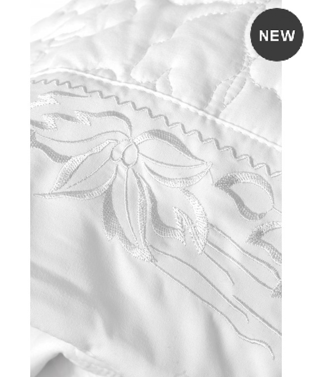 Σετ κουβερλί νυφικό (235Χ250) ERATO WHITE, RYTHMOS HOME Νυφικό Κουβερλί