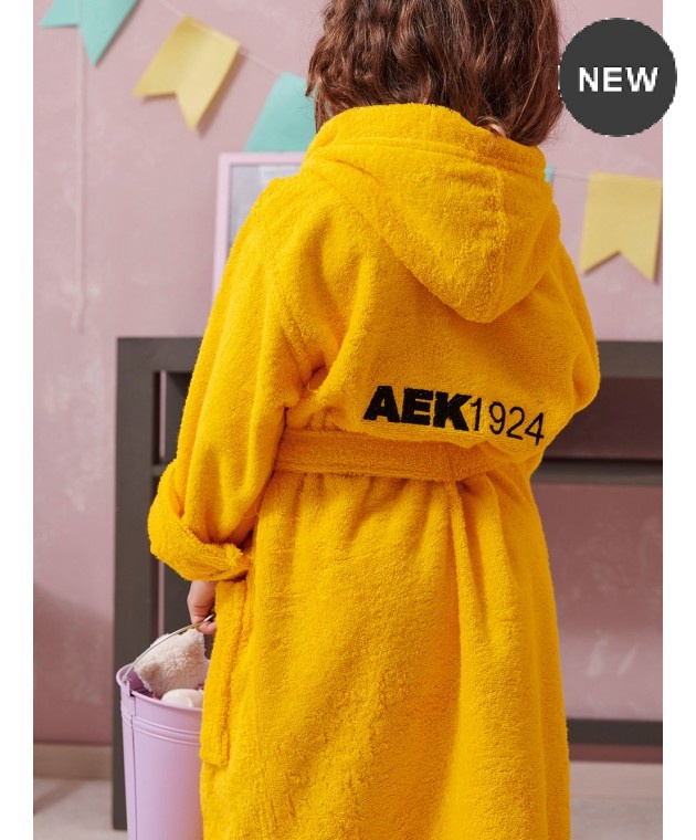 Μπουρνούζι παιδικό (10-12) UNISEX FC AEK YOUNG, PALAMAIKI ΠΑΙΔΙΚΑ