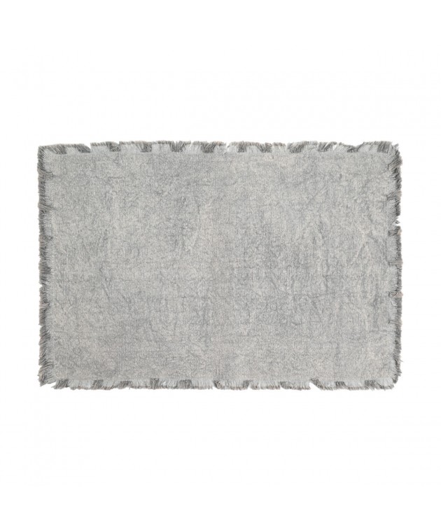 ESTIA ΣΟΥΠΛΑ LOOM 33x50cm ΜΕ ΚΡΟΣΣΙΑ ΓΚΡΙ Σουπλά